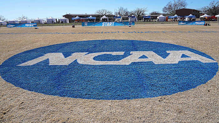 View of NCAA logo